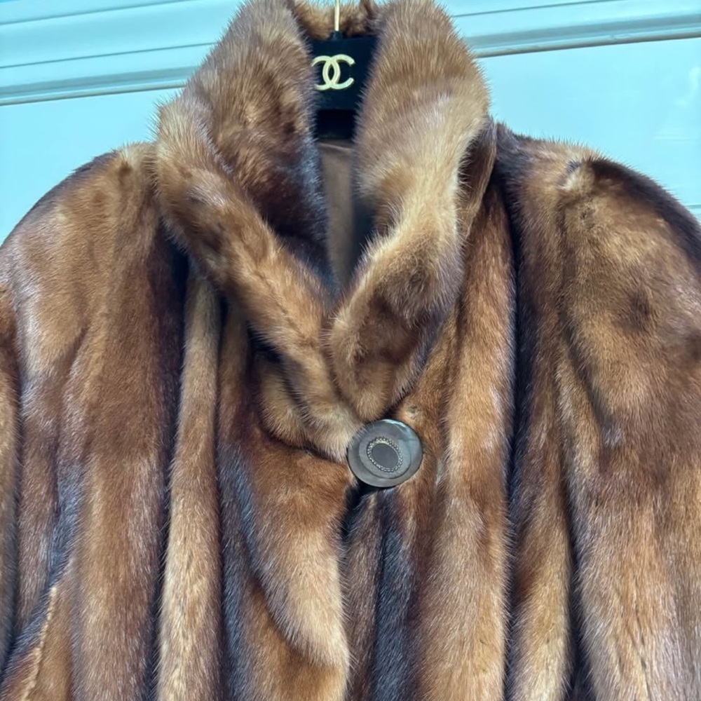 Stunning full length mink coat